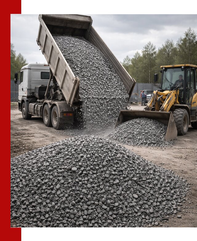 Доставка и продажа щебня гранитного в Наро-Фоминске