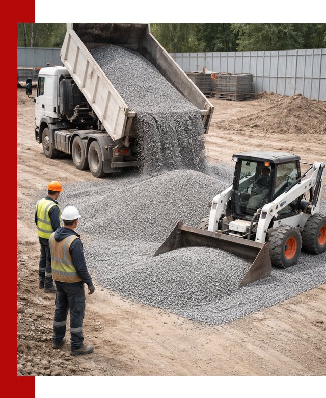 Доставка и продажа гранитного щебня фракции 0-5 в Наро-Фоминске