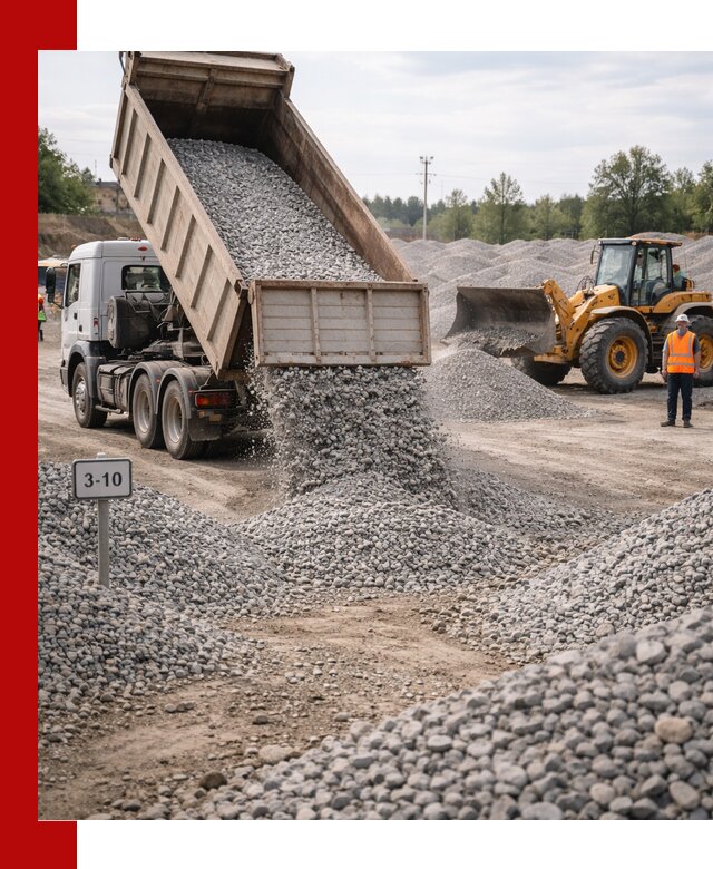 Гранитный щебень фракции 3–10: доставка и продажа в Наро-Фоминске