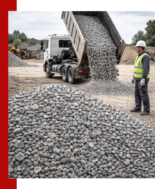 Доставка и продажа гранитного щебня фракции 5-20 в Наро-Фоминске