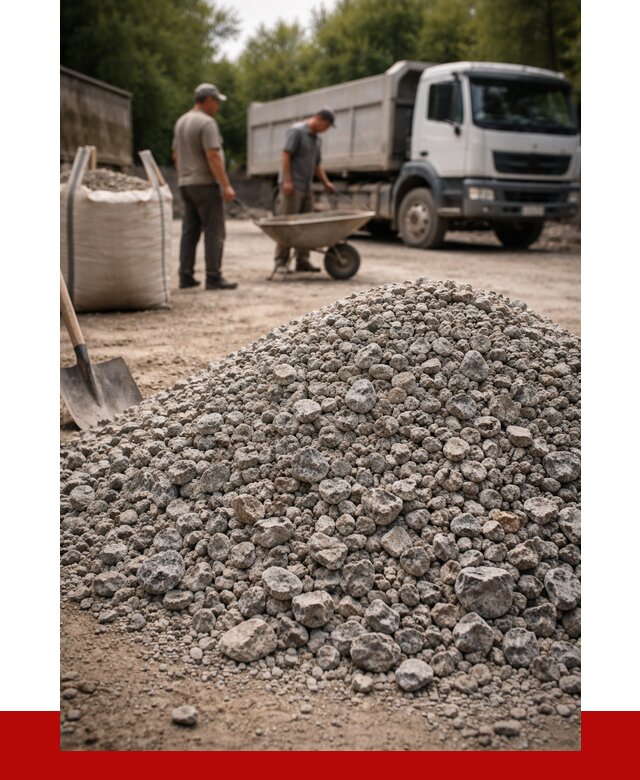 Гранитный щебень фракция 20-40 в Наро-Фоминске от 3278 руб. ПРОНЕРУДНр-