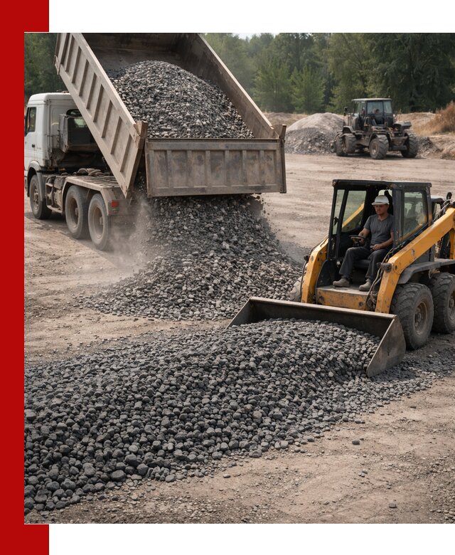 Гранитный щебень фракция 40-70 с доставкой в Наро-Фоминске