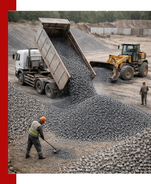 Щебень габбро-диабаз фр. 5-20 с доставкой в Наро-Фоминске