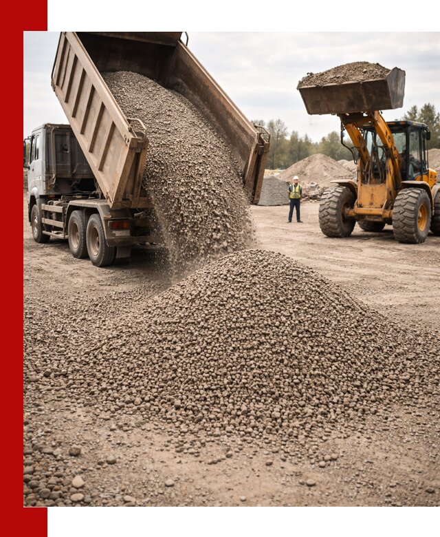 Гравийный щебень фракция 3–10 с доставкой в Наро-Фоминске