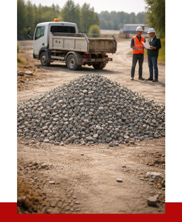 Гравийный щебень фракция 20-40 в Наро-Фоминске от 1229 р. | ПРОНЕРУДНр-