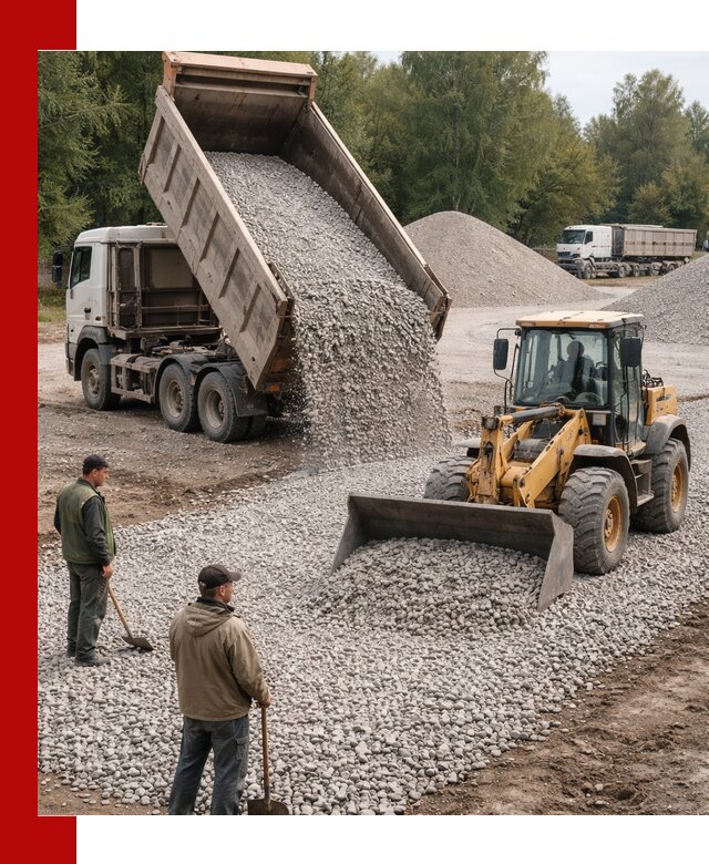 Купить гравийный щебень фракция 20-40 в Наро-Фоминске с доставкой