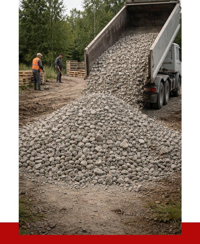 гравийный щебень фракция 70-120 в Наро-Фоминске от 2510 р. ПРОНЕРУДНр-