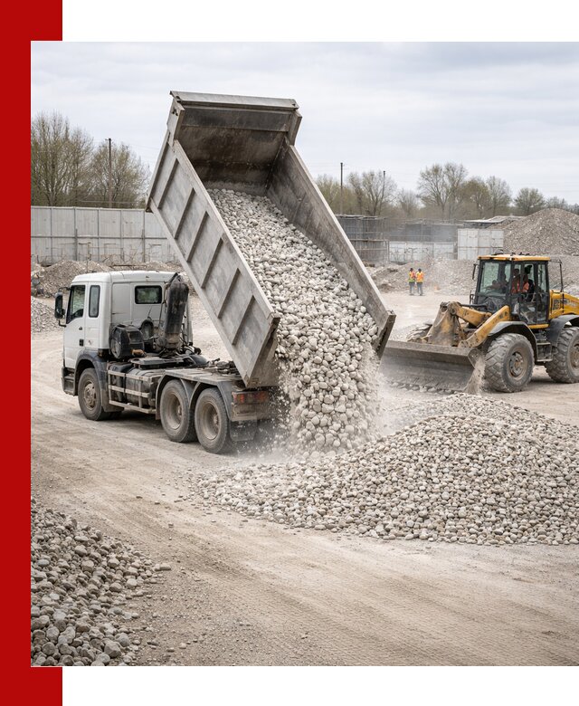 Доставка и продажа известнякового щебня в Наро-Фоминске