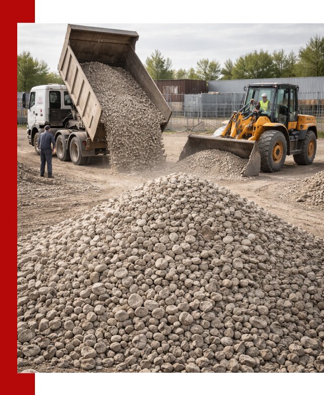 Доломитовый щебень фракции 20–41 с доставкой в Наро-Фоминске