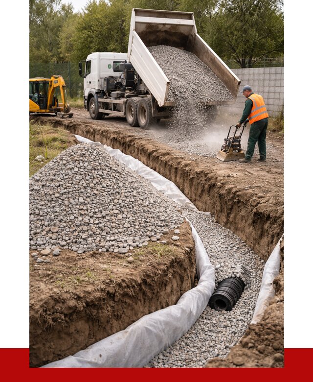 Щебень для дренажа в Наро-Фоминске от 1895 р., ПРОНЕРУДНр- доставка