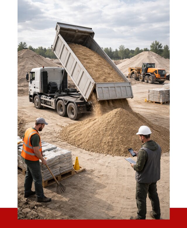 Карьерный песок с доставкой в Наро-Фоминске от 3688 р. ПРОНЕРУДНр-