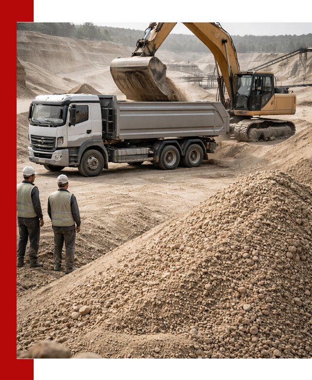 Карьерный крупнозернистый песок с доставкой в Наро-Фоминске