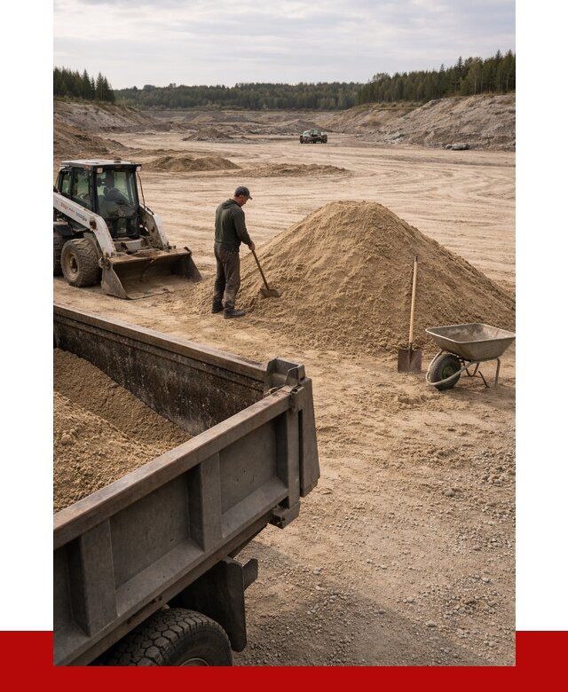 Карьерный песок среднезернистый в Наро-Фоминске, от 2254 р. ПРОНЕРУДНр-