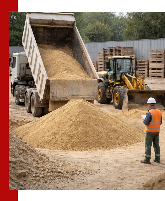 Доставка карьерного мелкозернистого песка в Наро-Фоминске