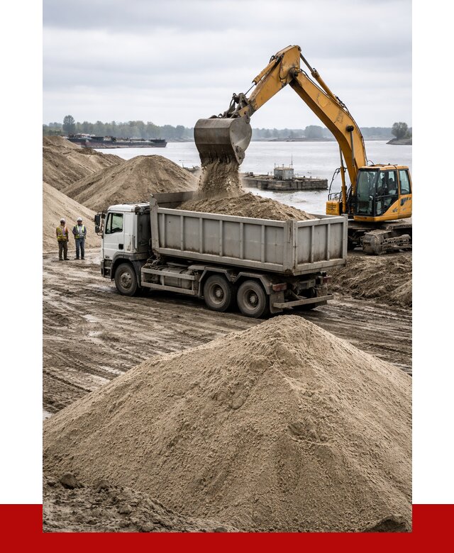 Купить речной песок навалом в Наро-Фоминске от 1844 р., ПРОНЕРУДНр-