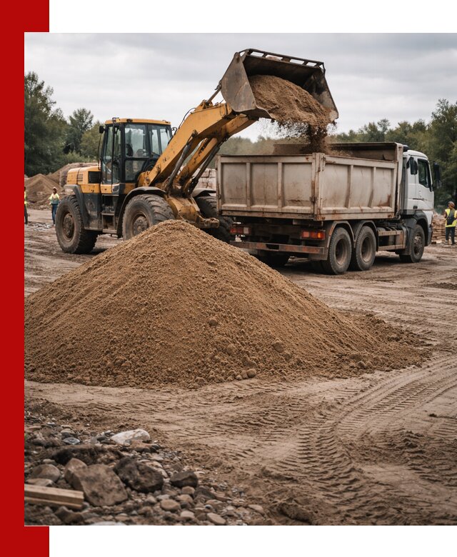 Доставка речного песка навалом в Наро-Фоминске быстро и выгодно