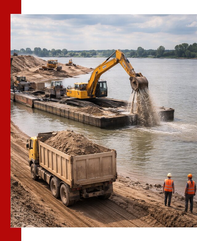 Намывной песок с доставкой в Наро-Фоминске оптом и в розницу