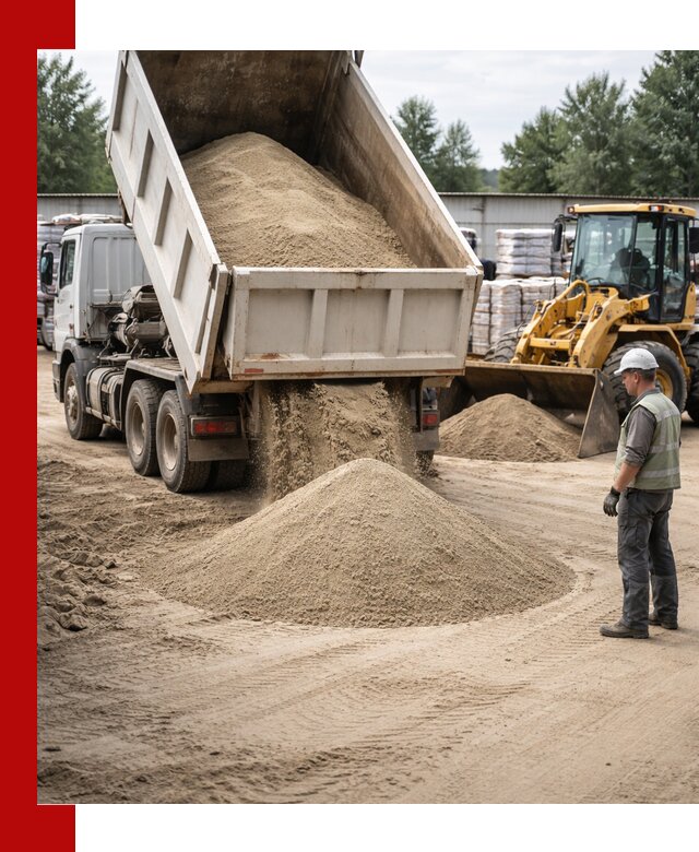Поставка и доставка песка для бетона в Наро-Фоминске