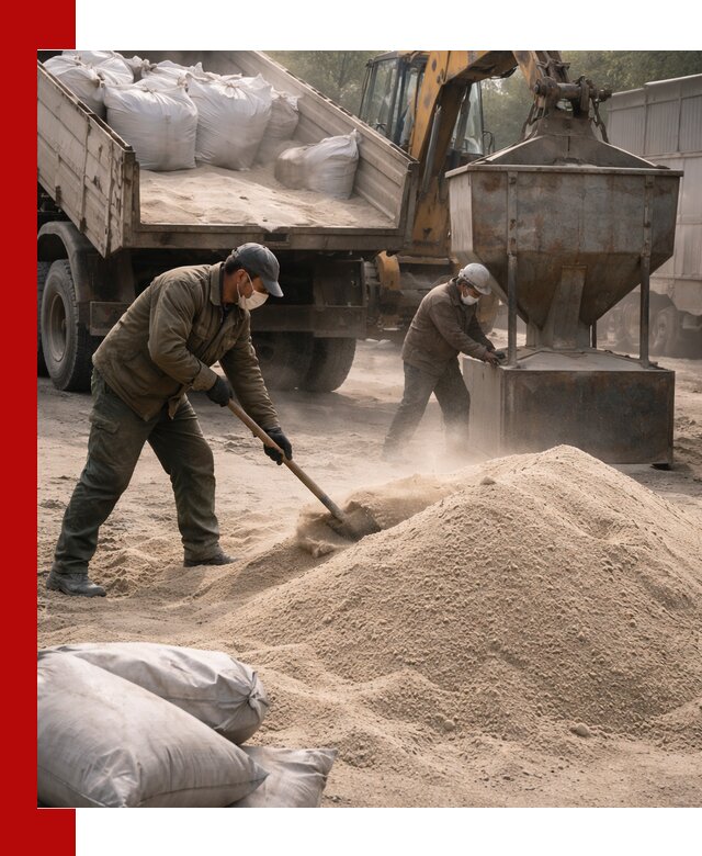 Кварцевый песок для пескоструя в Наро-Фоминске — доставка и качество