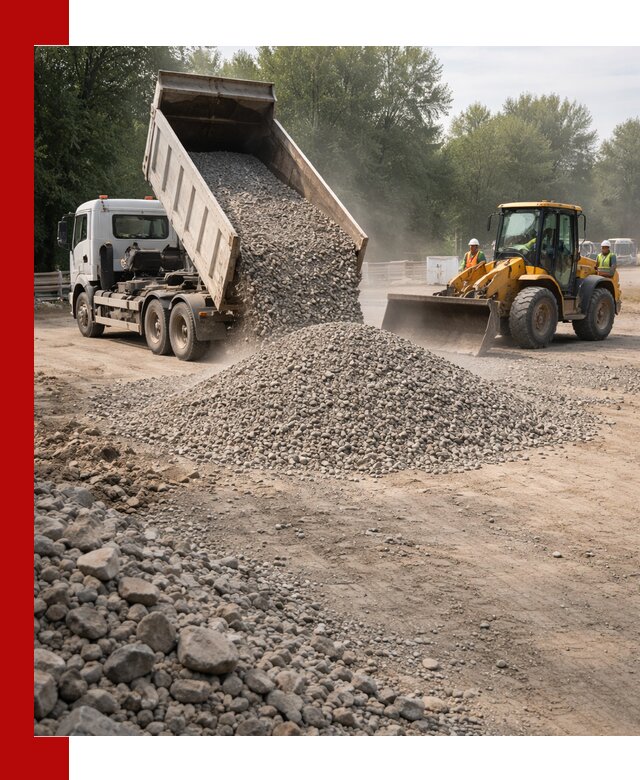 Гравий фракция 5–20 доставка в Наро-Фоминске оптом и в розницу