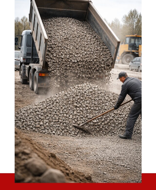 Гравий фракция 20-40 в Наро-Фоминске от 2561 р. доставка | ПРОНЕРУДНр-