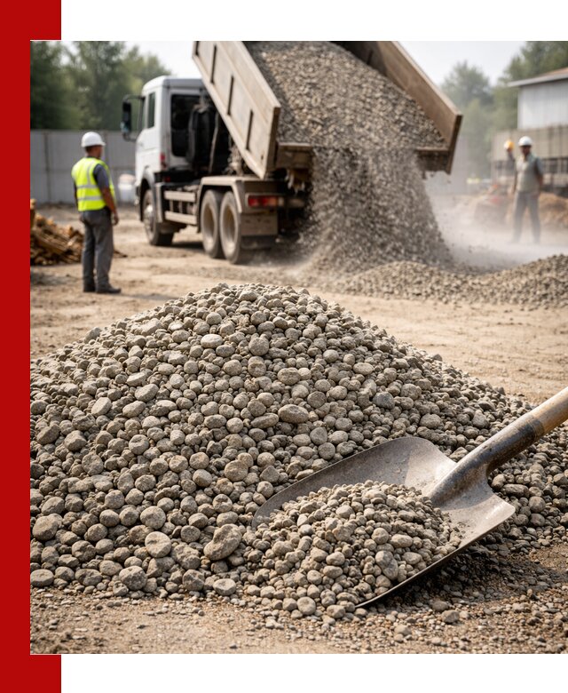 Доставка гравия фракции 20-40 в Наро-Фоминске с самосвалами