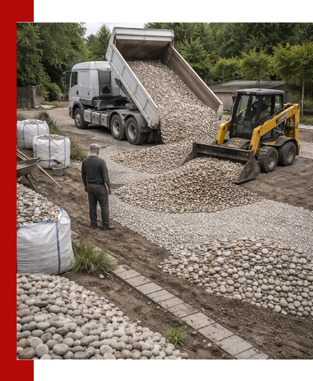 Доставка морской гальки оптом и в розницу в Наро-Фоминске