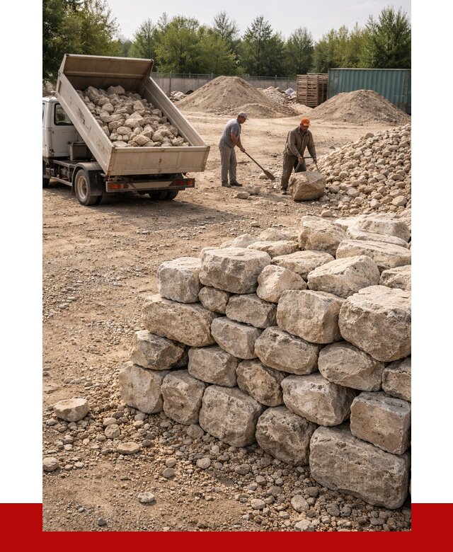 Бутовый камень известняковый в Наро-Фоминске от 4303 р. | ПРОНЕРУДНр-