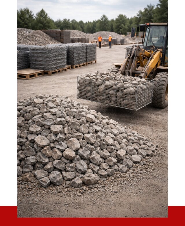 Камень для габионов фракция 70-150 в Наро-Фоминске от 4303 р. | ПРОНЕРУДНр-