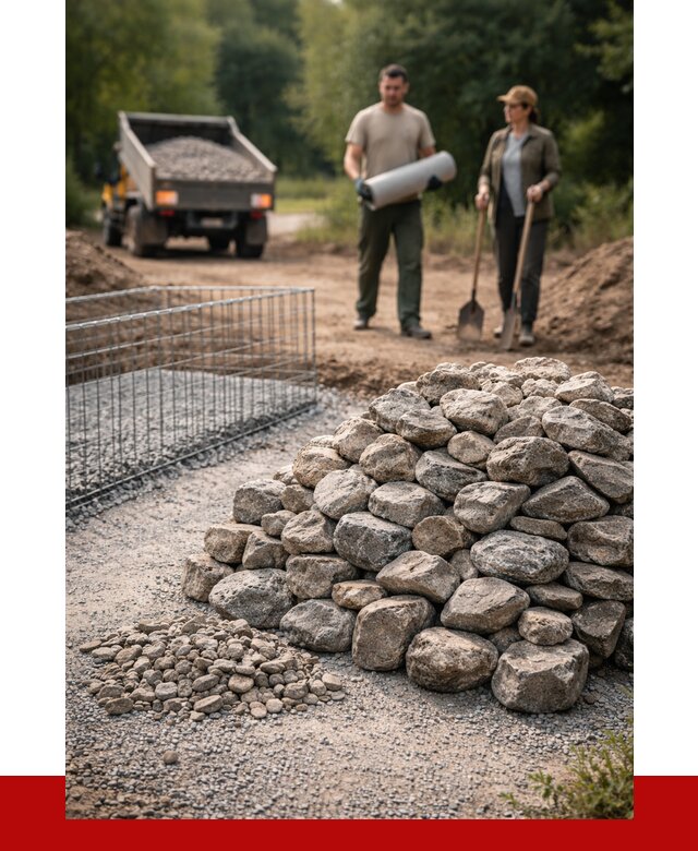 Камень для габионов фракция 100-200 в Наро-Фоминске от 4918 р. | ПРОНЕРУДНр-