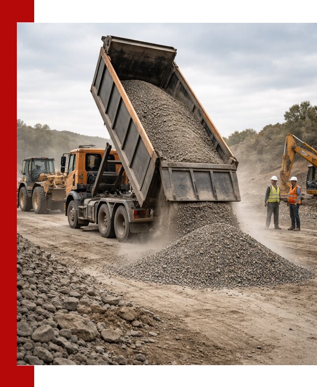 Щебёночно-песчаная смесь ЩПС С1 с доставкой в Наро-Фоминске