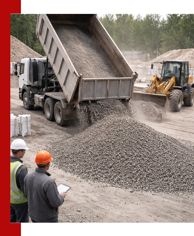 Доставка и продажа гранитного отсева 0-10 в Наро-Фоминске