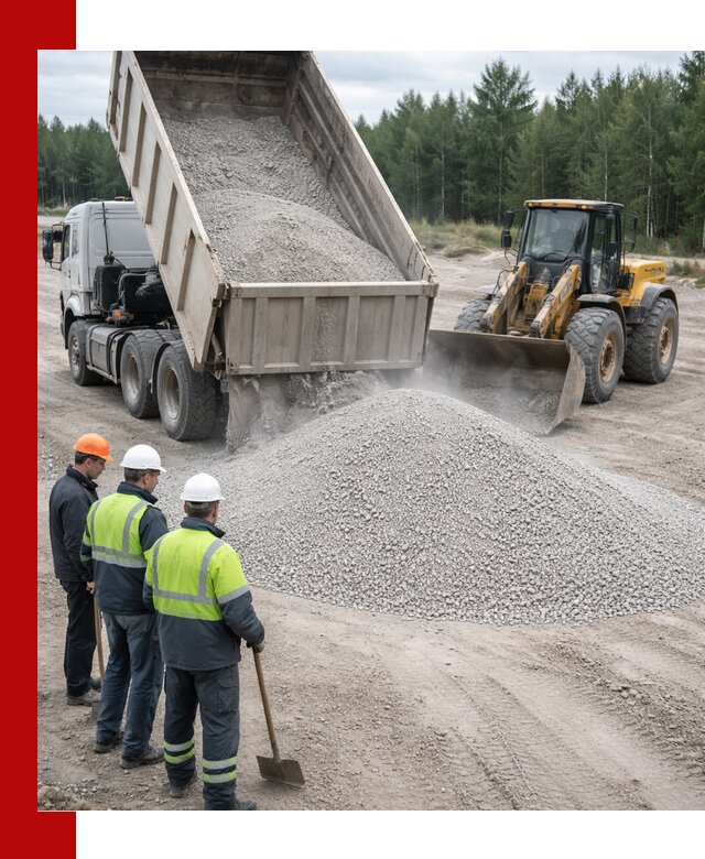 Известняковый отсев 0-5 доставка в Наро-Фоминске быстро и выгодно