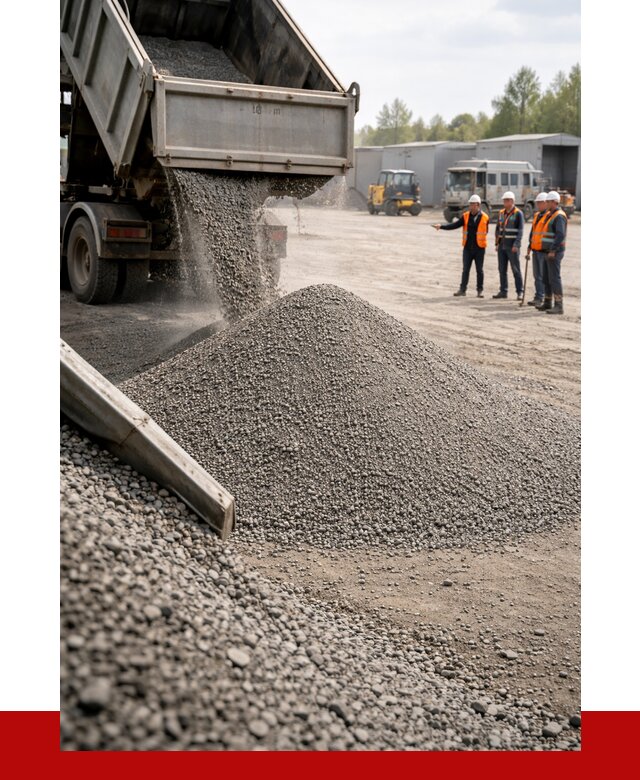 Гравийный отсев 0-5 в Наро-Фоминске от 1229 р. с доставкой | ПРОНЕРУДНр-