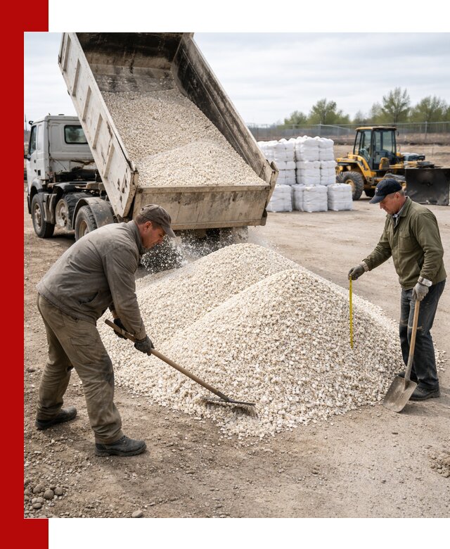 Мраморная крошка с доставкой и разгрузкой в Наро-Фоминске
