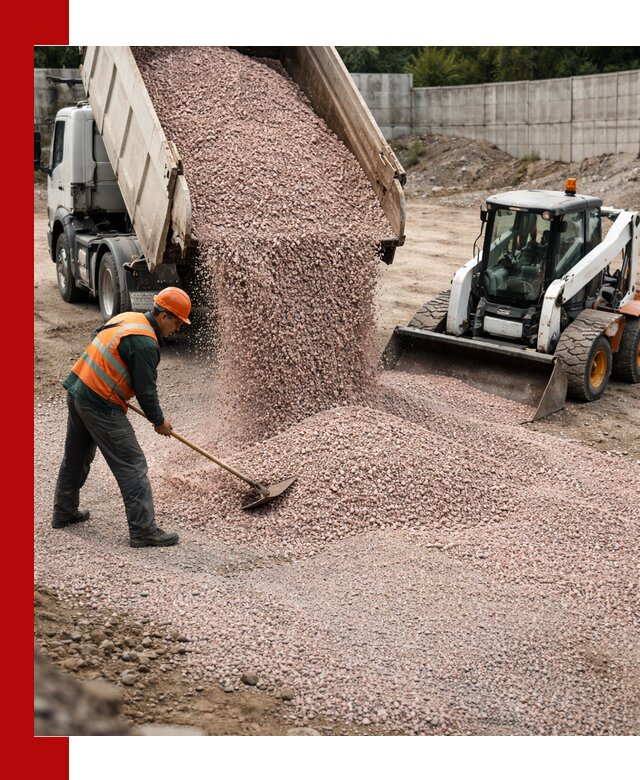Крошка розовый гранит с доставкой в Наро-Фоминске от производителя