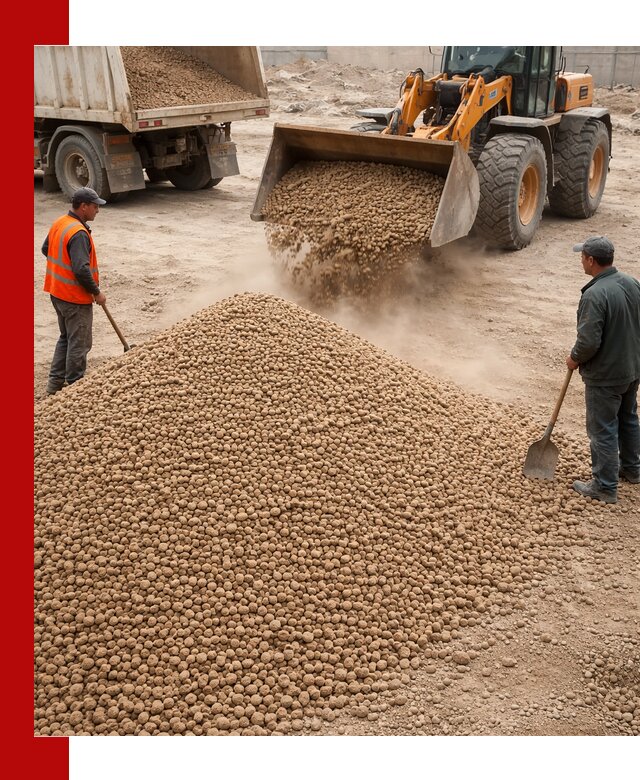 Керамзит фракция 10-20 с доставкой в Наро-Фоминске