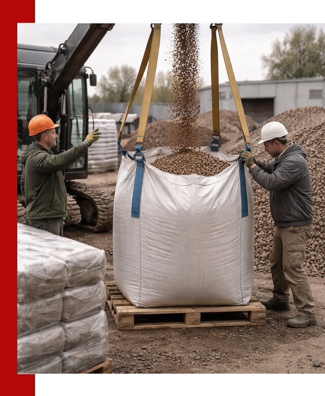 Керамзит в биг-бегах с доставкой в Наро-Фоминске