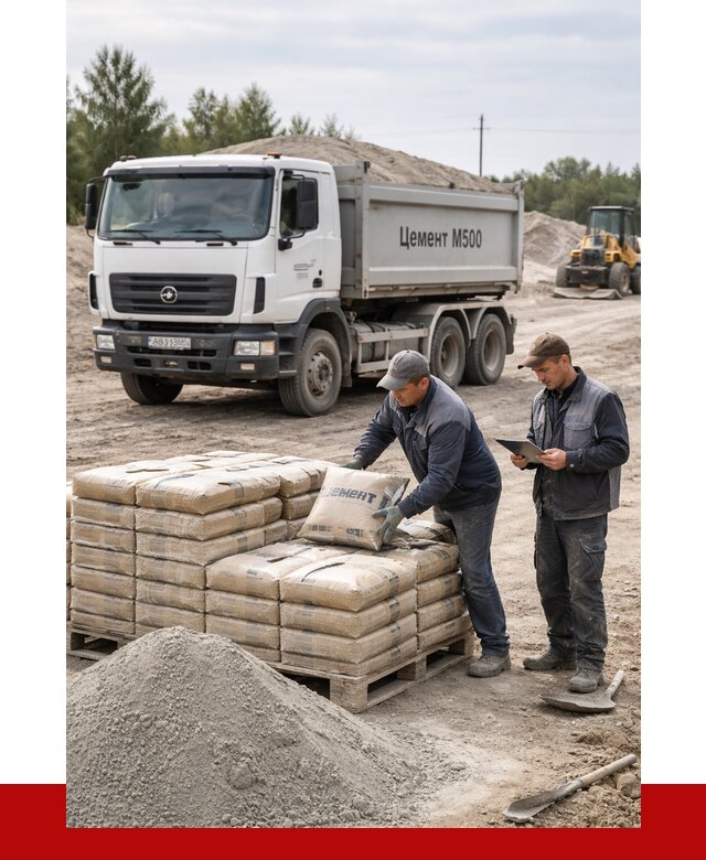 Купить цемент м500 с доставкой в Наро-Фоминске от 5327 р. | ПРОНЕРУДНр-