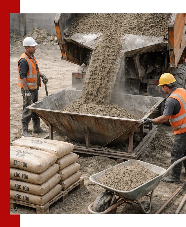 Доставка цементно-песчаной смеси М100 в Наро-Фоминске