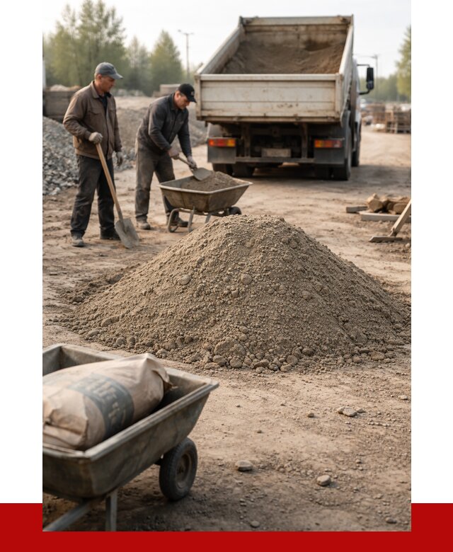 Цементно-песчаная смесь М150 в Наро-Фоминске от 4815 р. | ПРОНЕРУДНр-