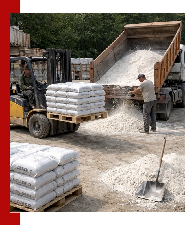 Доставка строительной извести оптом и в розницу в Наро-Фоминске