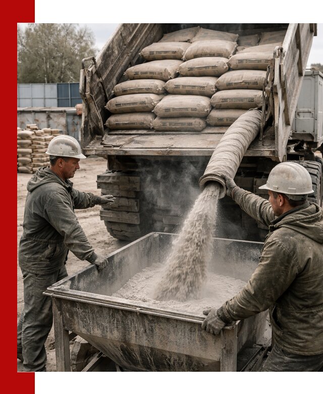 Доставка цемента М400 в Наро-Фоминске оптом и в розницу