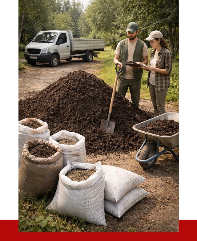 Купить грунт с доставкой в Наро-Фоминске от 4610 р. за м3 | ПРОНЕРУДНр-