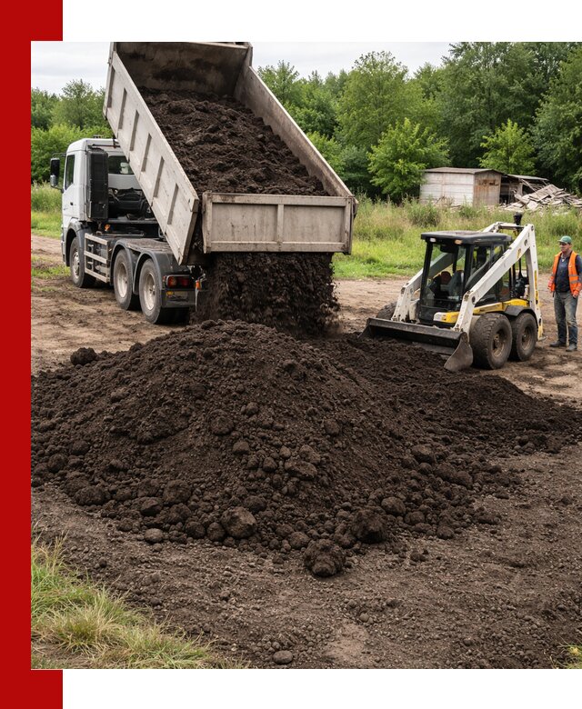 Поставка плодородной земли с доставкой самосвалом в Наро-Фоминске