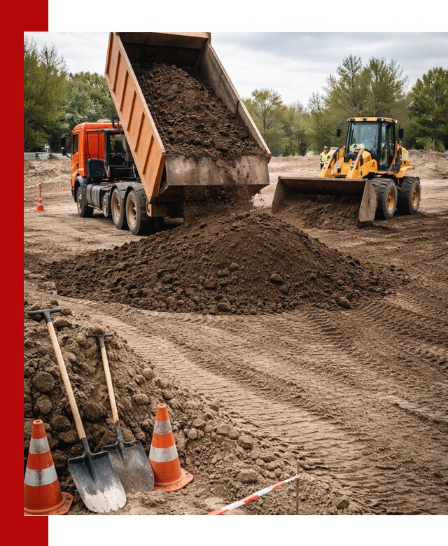 Поставка и доставка планировочного грунта в Наро-Фоминске