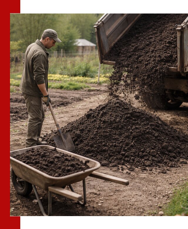 Доставка качественной земли для огорода в Наро-Фоминске