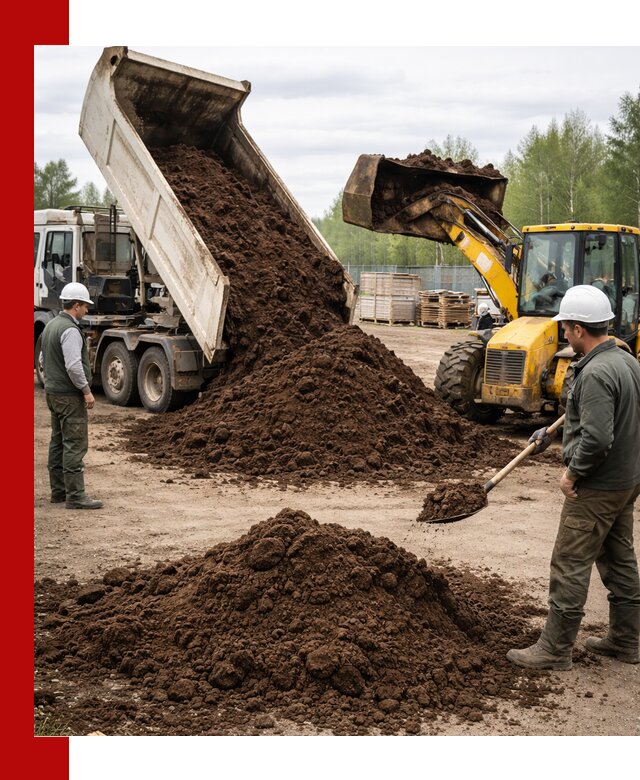 Доставка торфа оптом и в мешках в Наро-Фоминске