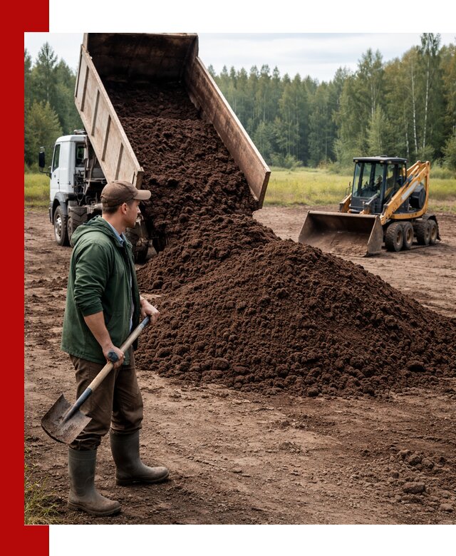 Купить верховой торф с доставкой в Наро-Фоминске для садоводства и растений