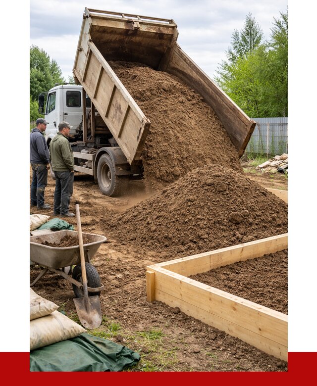 Торфо песчаная смесь в Наро-Фоминске с доставкой от 1895 р. | ПРОНЕРУДНр-